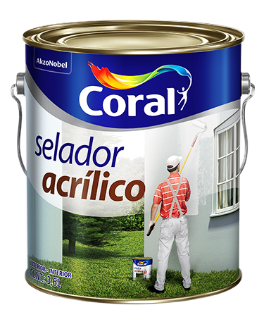 Selador Acrílico Coral 3,6L